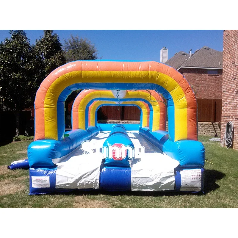 Big Used Slip N Water Slide Inflatable Adult Water Slide  Inflatable Slip n Slide Waterslide with pool