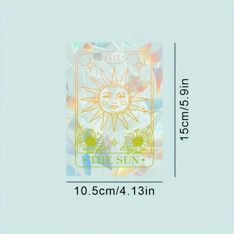 1PC Sunshine Catcher Window Film, Nordic Bohemian Style Home Glass Window Sticker Room Decoration, For Living Room Home Decor