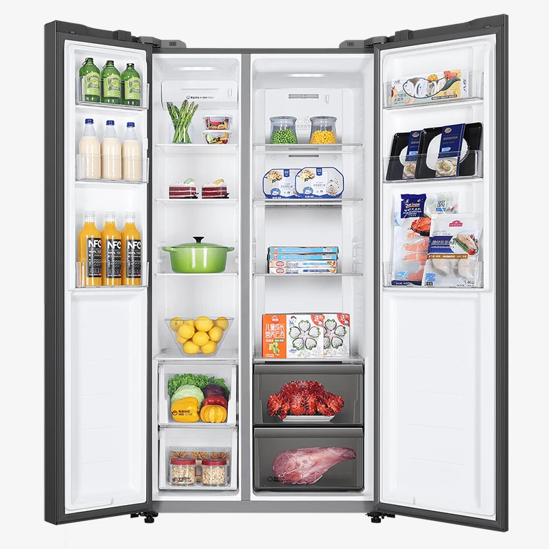 Newest Hot Sale Fridge 908*647*1775mm Double Door Fridge Side-By-Side Refrigerators