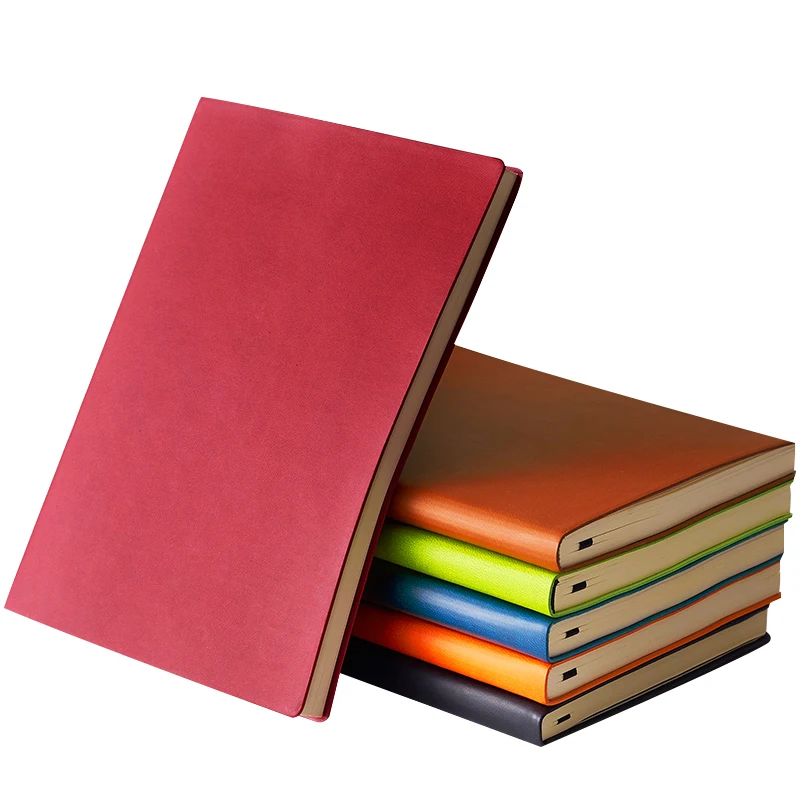 Wholesale Cheap Customized Printing Notebooks 40/120 Sheet a5  Diary Gift Leather Notebook