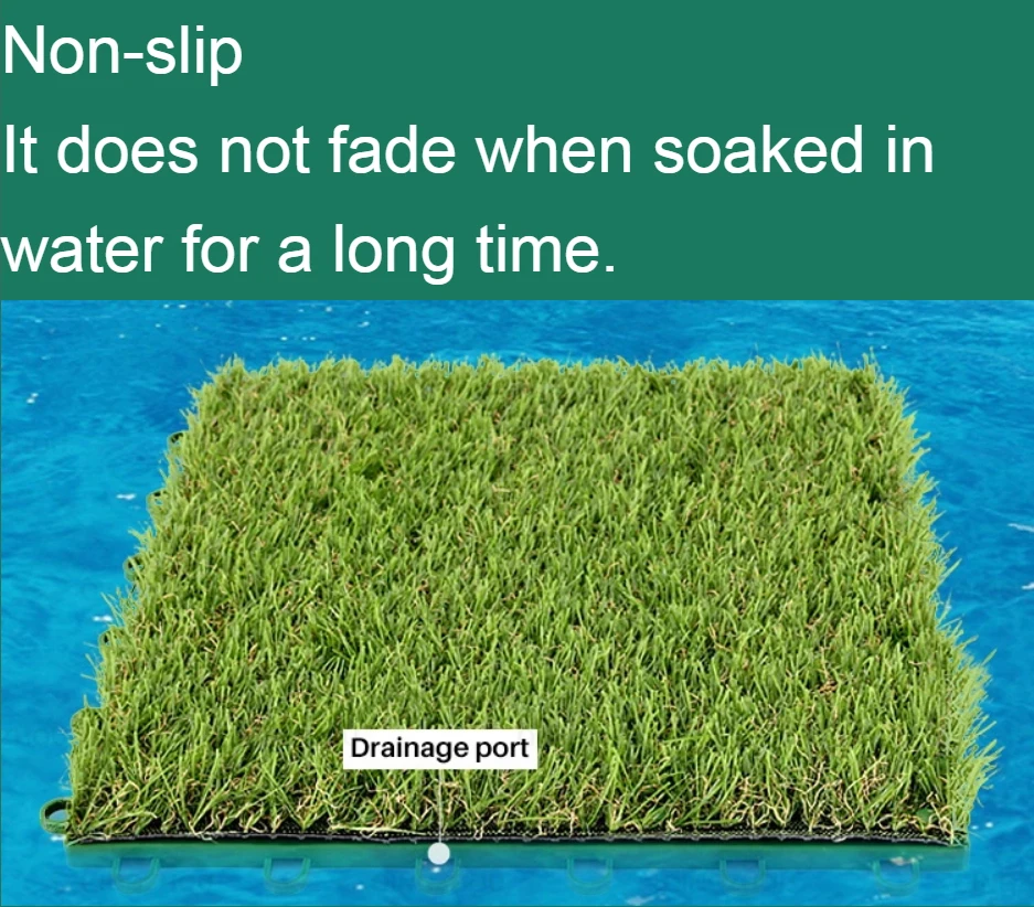 QINGZHOU SJB001 synthetic grass turf tiles grass tiles interlocking