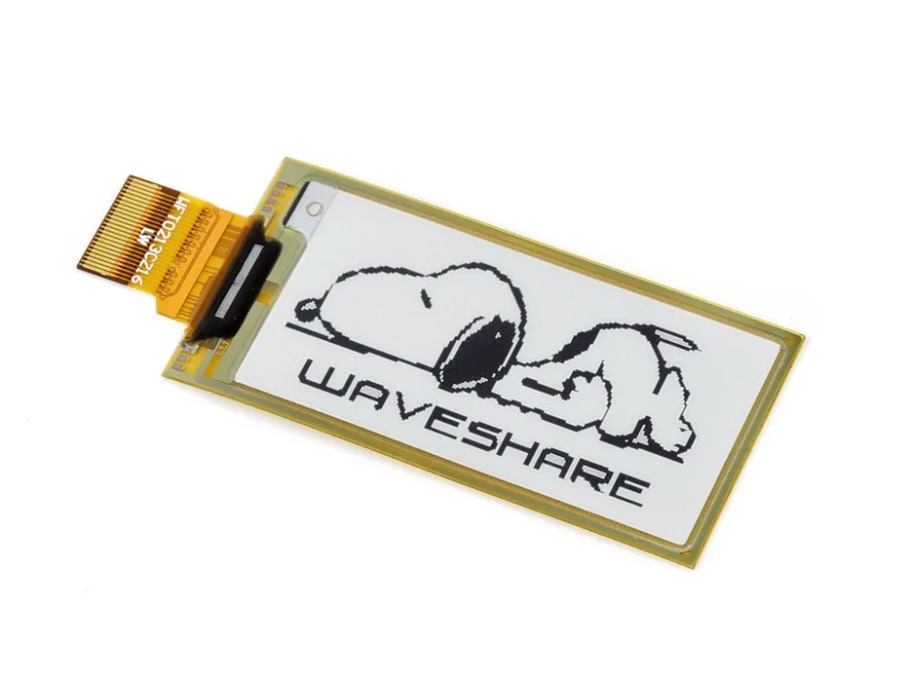 Waveshare 2 13 дюймовый гибкий E-Ink сырьевой дисплей черный белый двухцветный 212x104 E-бумага связь через интерфейс SPI