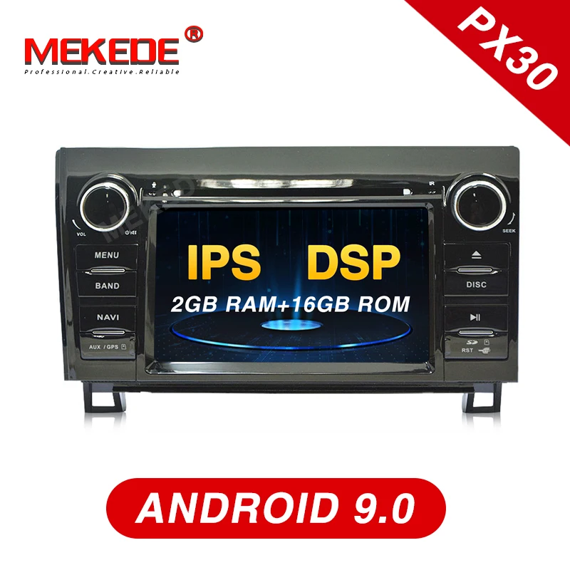 Автомобильный DVD-плеер PX30 Android 2007 7 дюймов GPS для Toyota Tundra 2013-2008