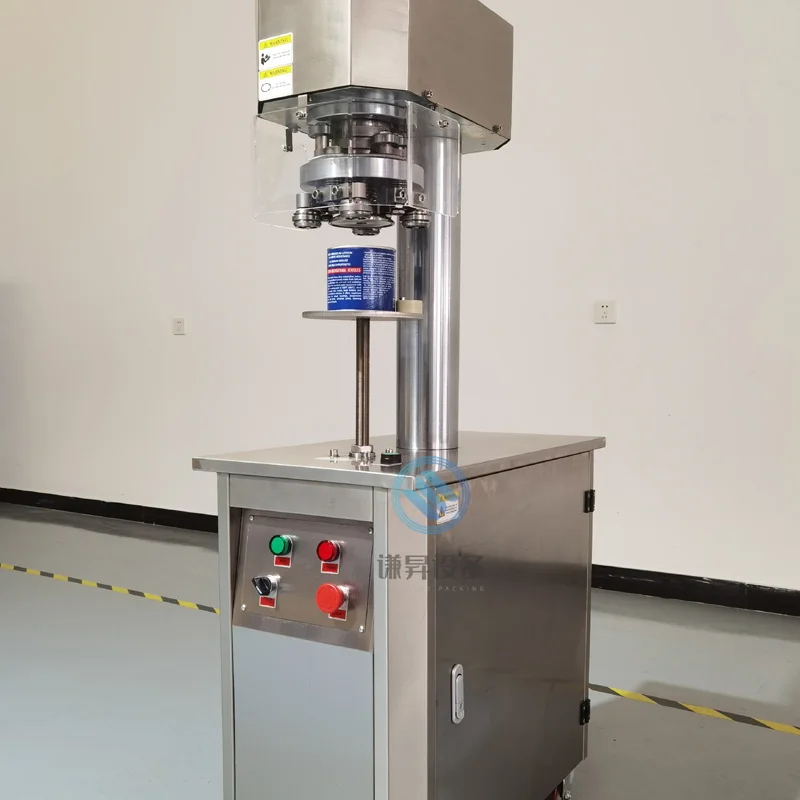 
Semi-Automatic can sealer / pet bottle sealing machine / beer tin can sealing machine 