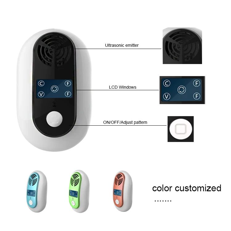 Amazon Best Seller 2022 Upgraded Ultrasonic Mouse Pest Repeller Electronic Ultrasonic Insect Repellent