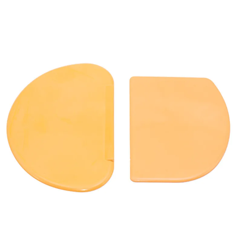 Soft Flexible Plastic Dough Cream Scraper Cake Spatula Pastry Butter Cutter Baking Cake Pastry Tools for Bread Making