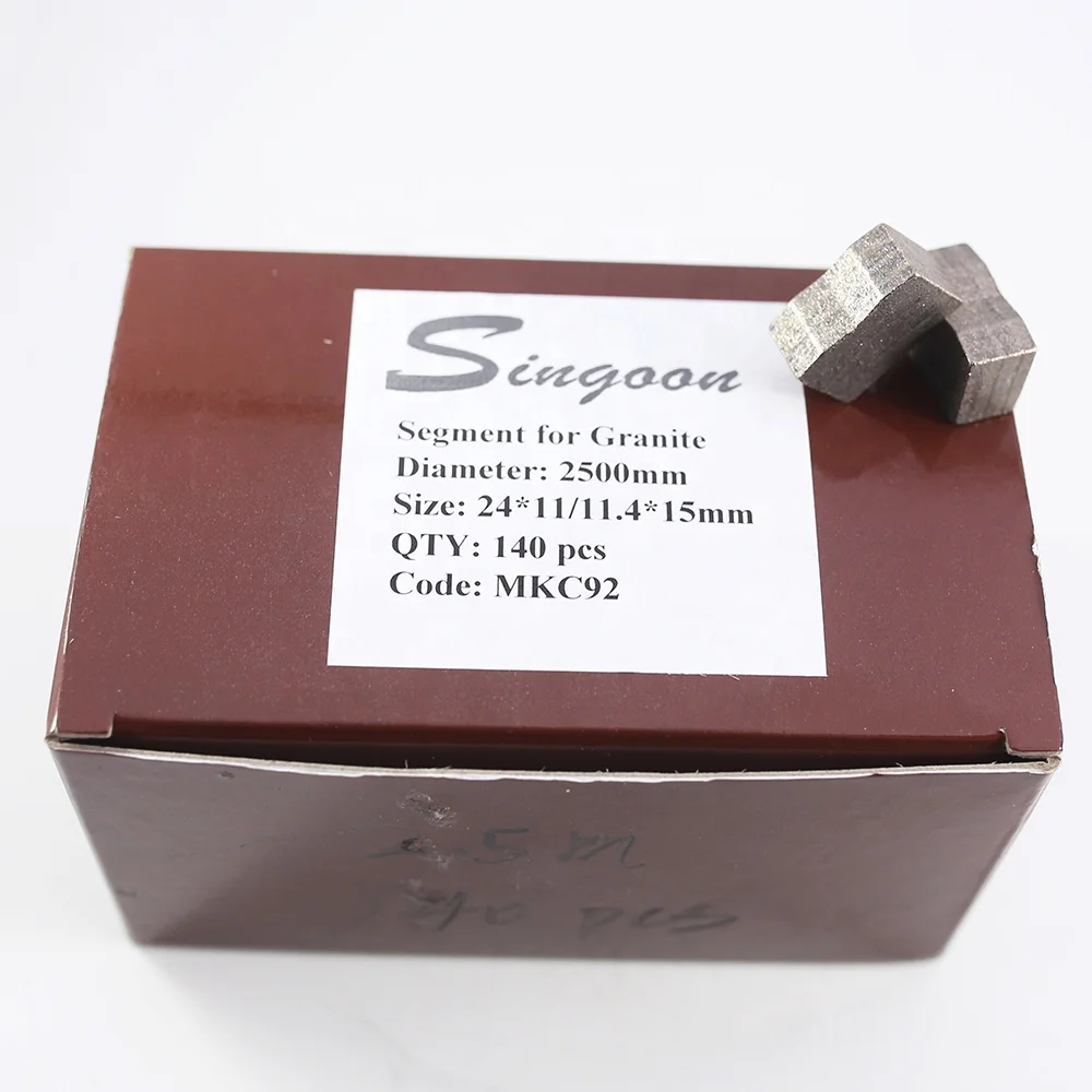 hot sale fast cutting diamond sandstone segment for india