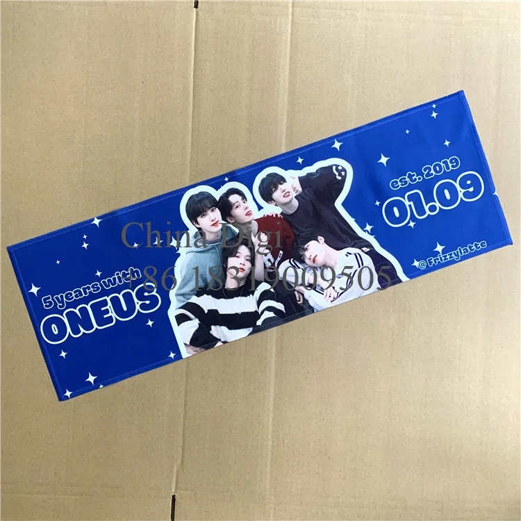 Fan Welcome Congratulation Happy Birthday Cheering Letters Mini Banner Custom Printing Kpop Paper Slogan