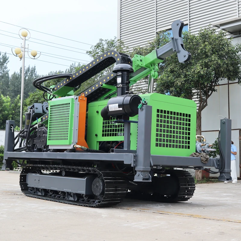 Best Selling Water Well Drilling Rig Depth 300m 500m Crawler Water Well Drilling Rig Environmental Monitoring Mine Drilling Rig