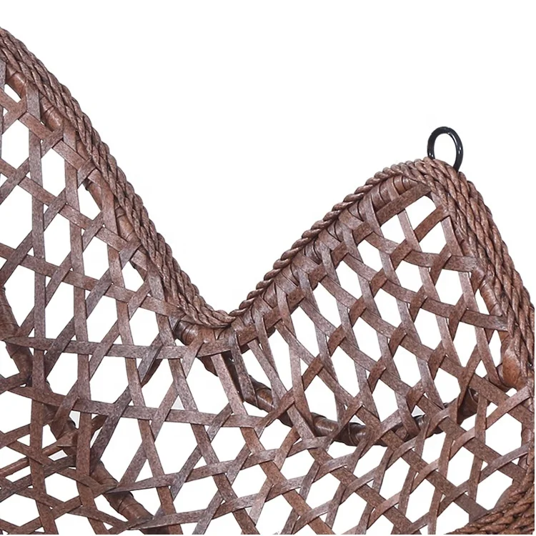 
Garden Porch Patio Outdoor Metal Rattan Wicker Hanging egg cheap Adult Swing Chair 