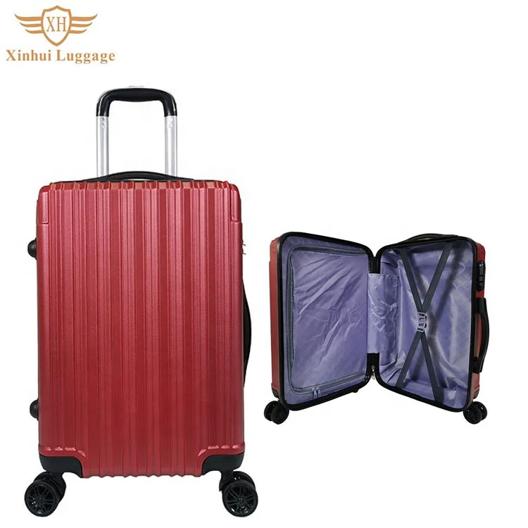 Women long distance travel 20 24 28 " abs plastic trolley luggage bag