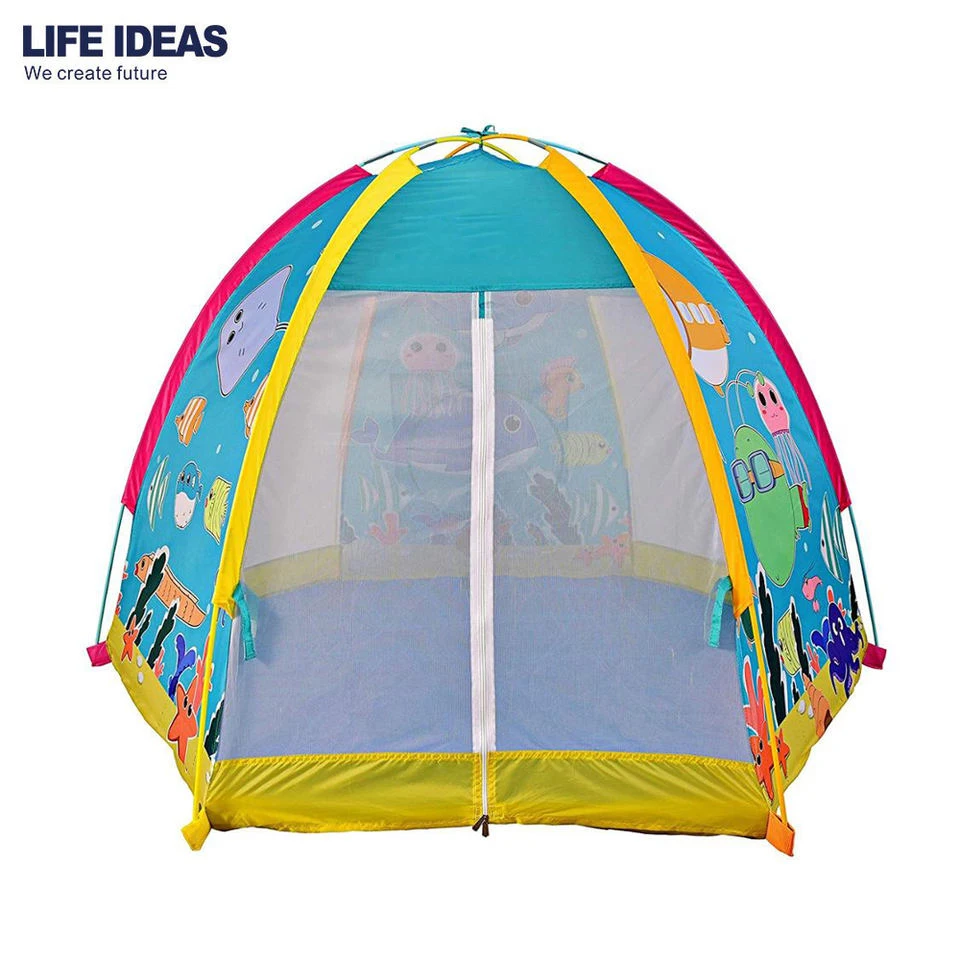 Custom Logo Kids Play Pit Balls Pool Indoor Fun Big Tent Pop Up Kids Playhouse Tent