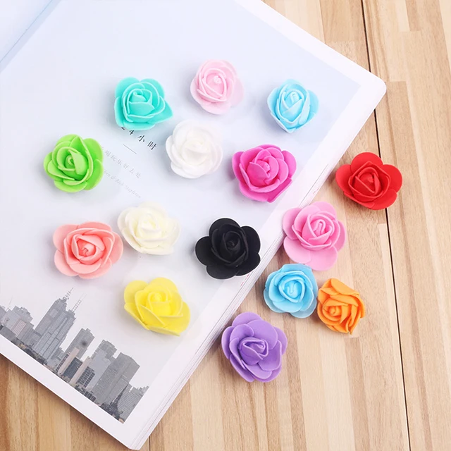 Manufacturer Wholesale Soap Flower Head Simulation Flower Rose Head Diy Base Soap Flower Head