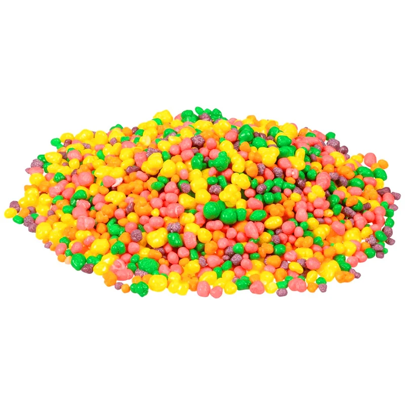 OEM Sweets Snacks Mixed Fruit-Flavored Gummy Mini Chewy Crunchy Shell Soft and Chewy Candy