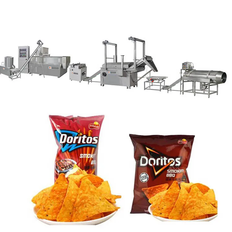 High quality industrial small tortilla chips making machine fully automatic corn chips snacks machine