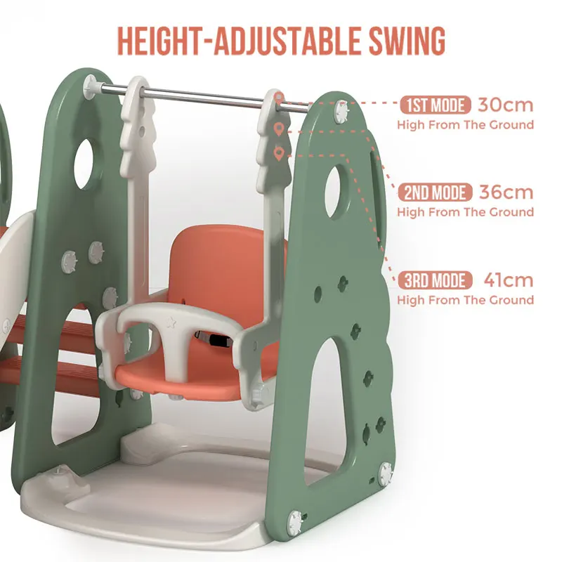 Детская мебель для ухода за ребенком, домашняя пластиковая детская горка и качели, набор для детской игровой площадки