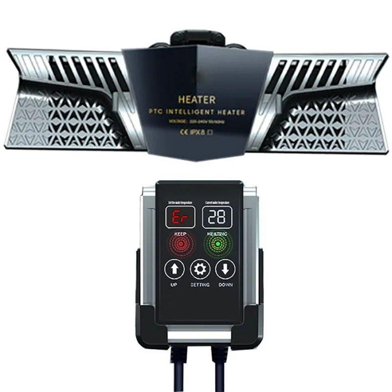 zaohetian Aquarium heater with removable ABS automatic thermostatic heating rod for fish tank fish pond