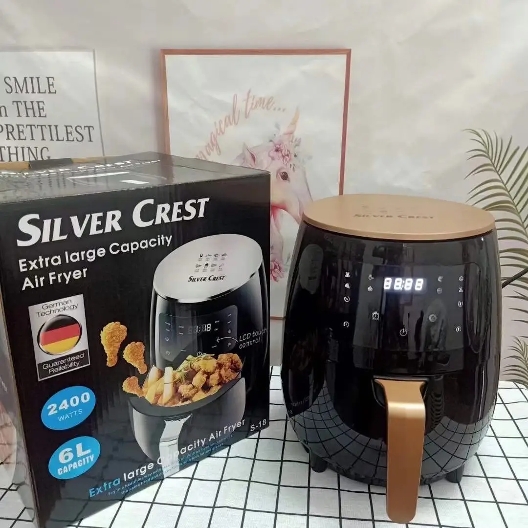  Аэрофритюрница SILVER CREST 6L большая емкость без масла умная электрическая духовка для silver