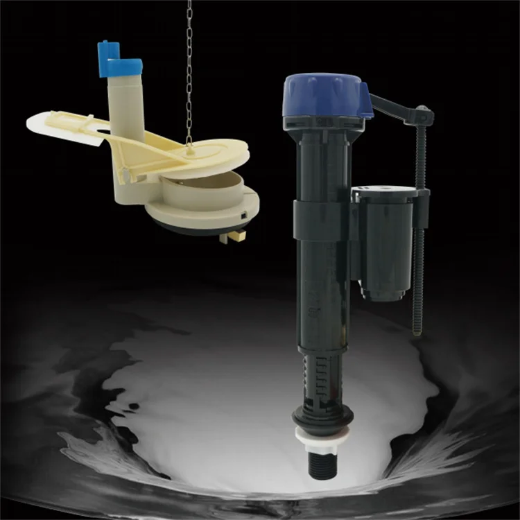 Toilet Fill Flush Valve PP Dual-flush Cistern Full Fittings Toilet Tank Accessories
