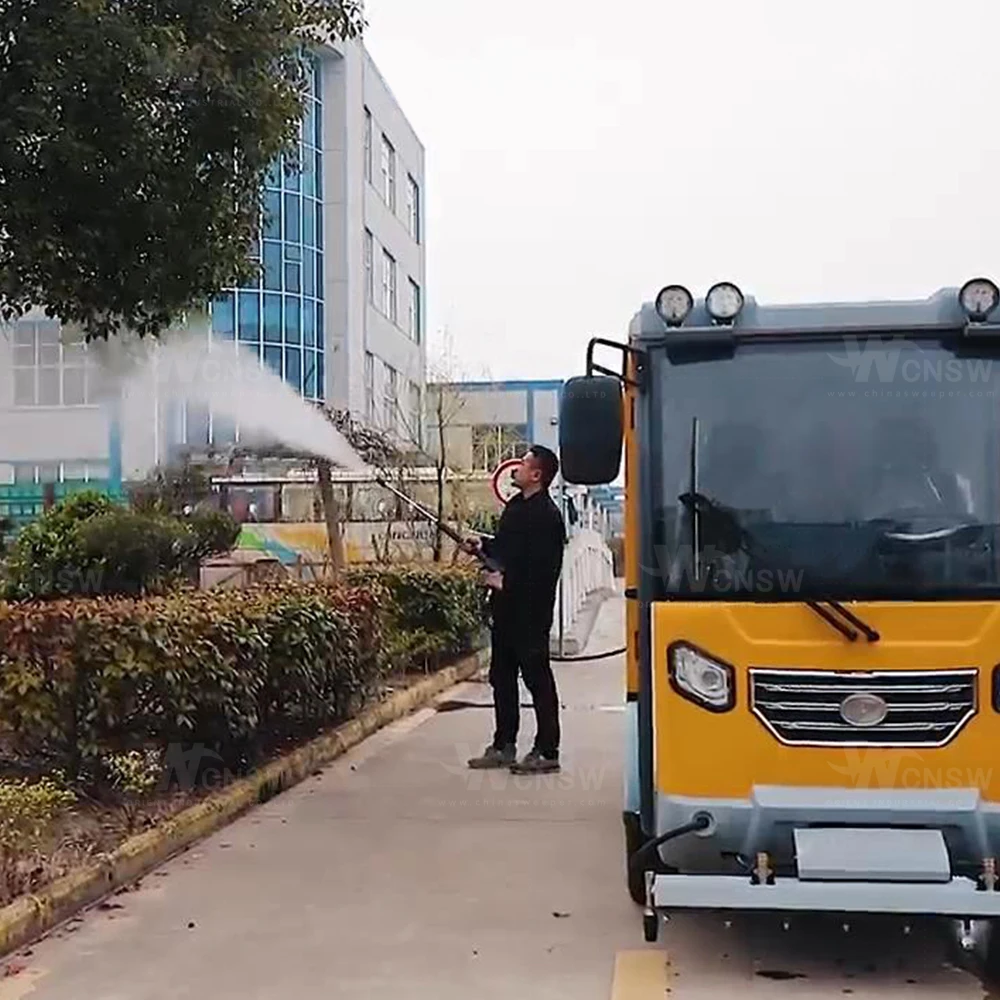 OR-H51Heavy Duty High Pressure Spray Enclosed Cab Water Spray Floor Cleaning Equipment Truck