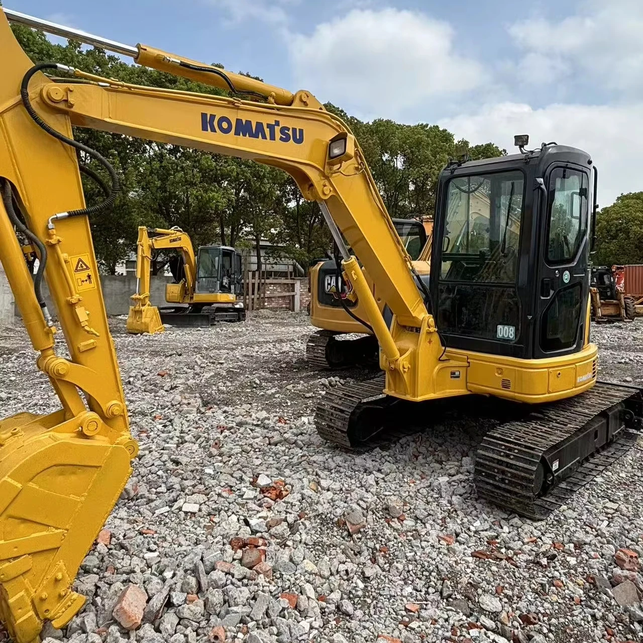 Used Komatsu PC55MR Excavator Good Condition Made in Japan With Core Components Engine Pump Motor Bearing