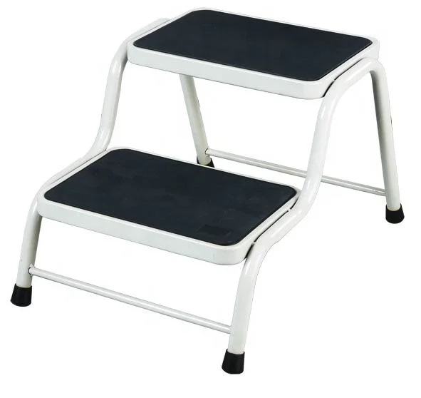 Factory Direct Sales 2 Step Household Ladder Steel Ladder Popular Stainless Steel Ladder