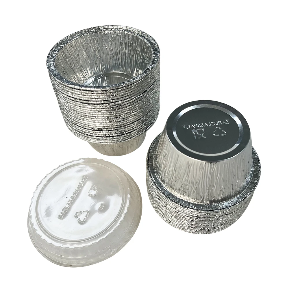 Food Grade Disposable Tin Foil Baking Pan trays Barbecue Box Takeaway Aluminum Foil Tableware Fast Food Container
