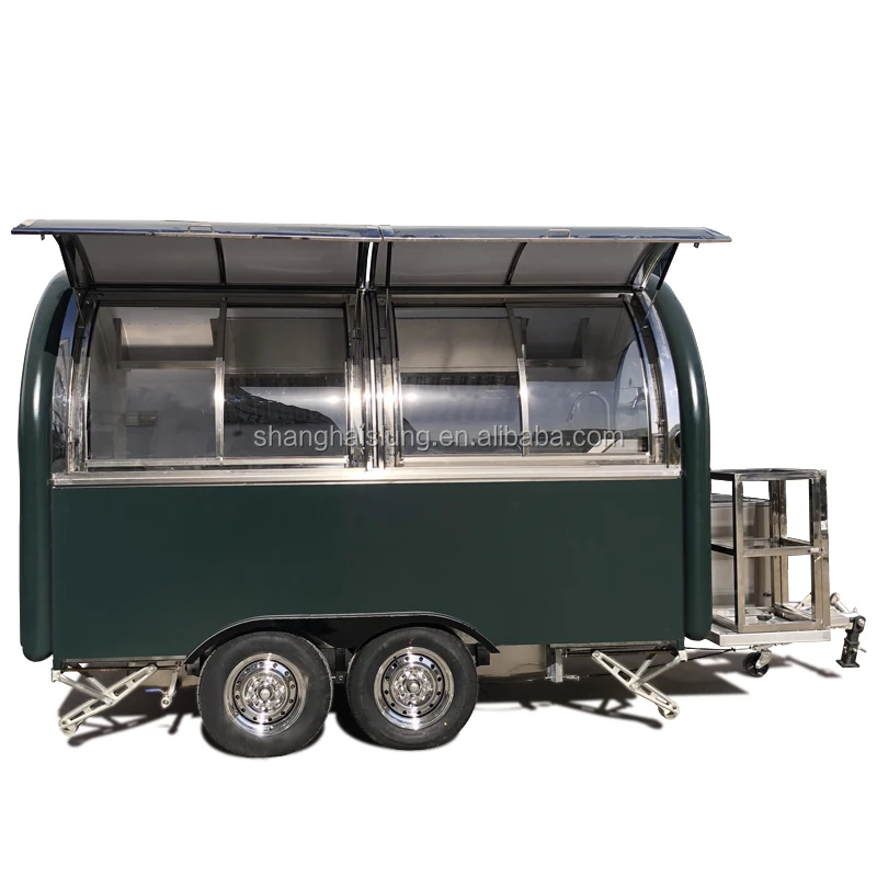 food trucks mobile food trailer foodtrailer crepe mobile solar trailer