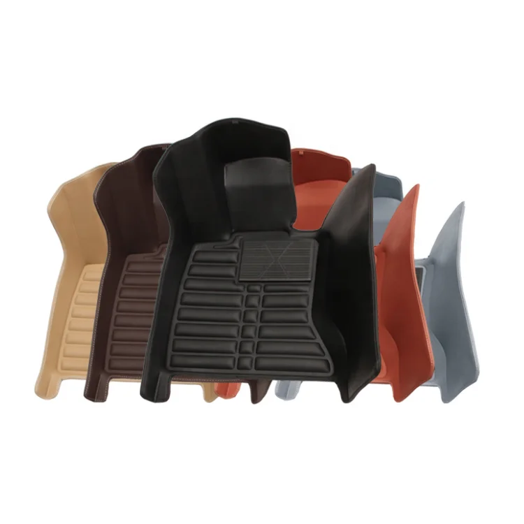 Custom Full Set car floor mat 3d car mat auto accessories Leather Car Mat