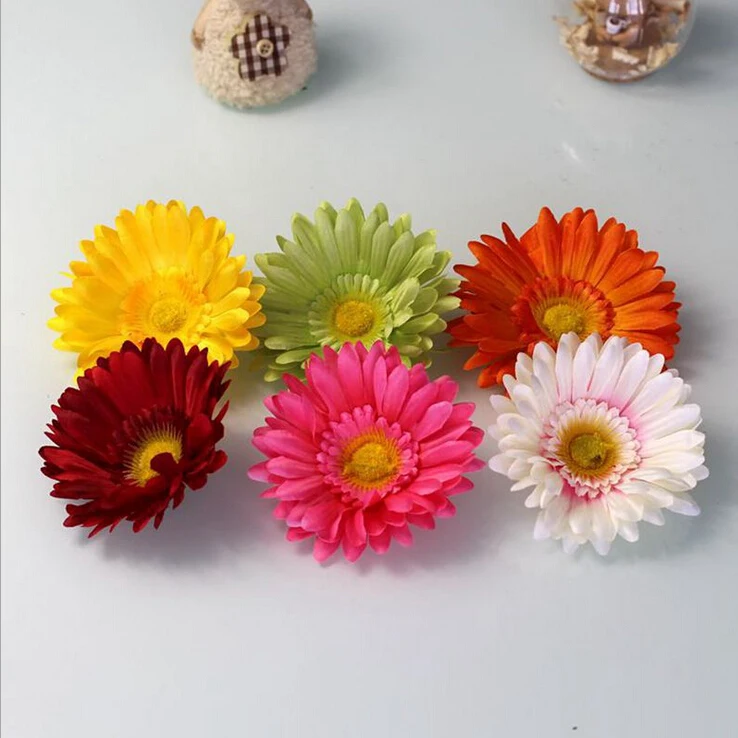 artificial spider gerbera daisy head