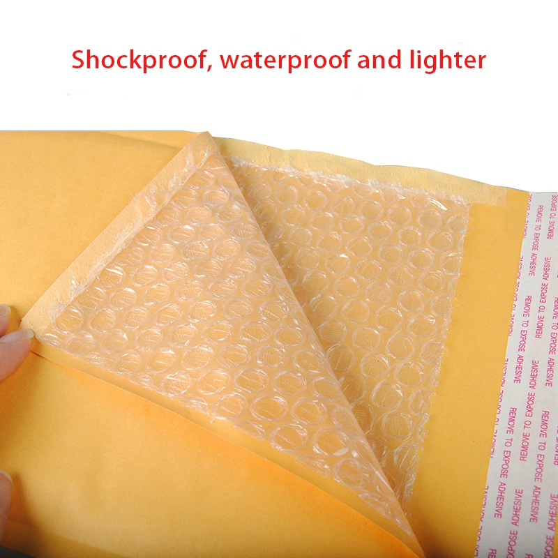 Custom printed packaging thickened kraft paper bubble envelope bag / bubble envelope wholesale