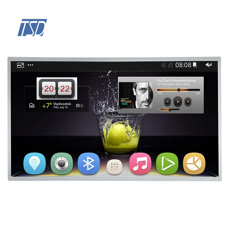 1280x800 res 30 pins LVDS interface 12.1 inch tft display LCD