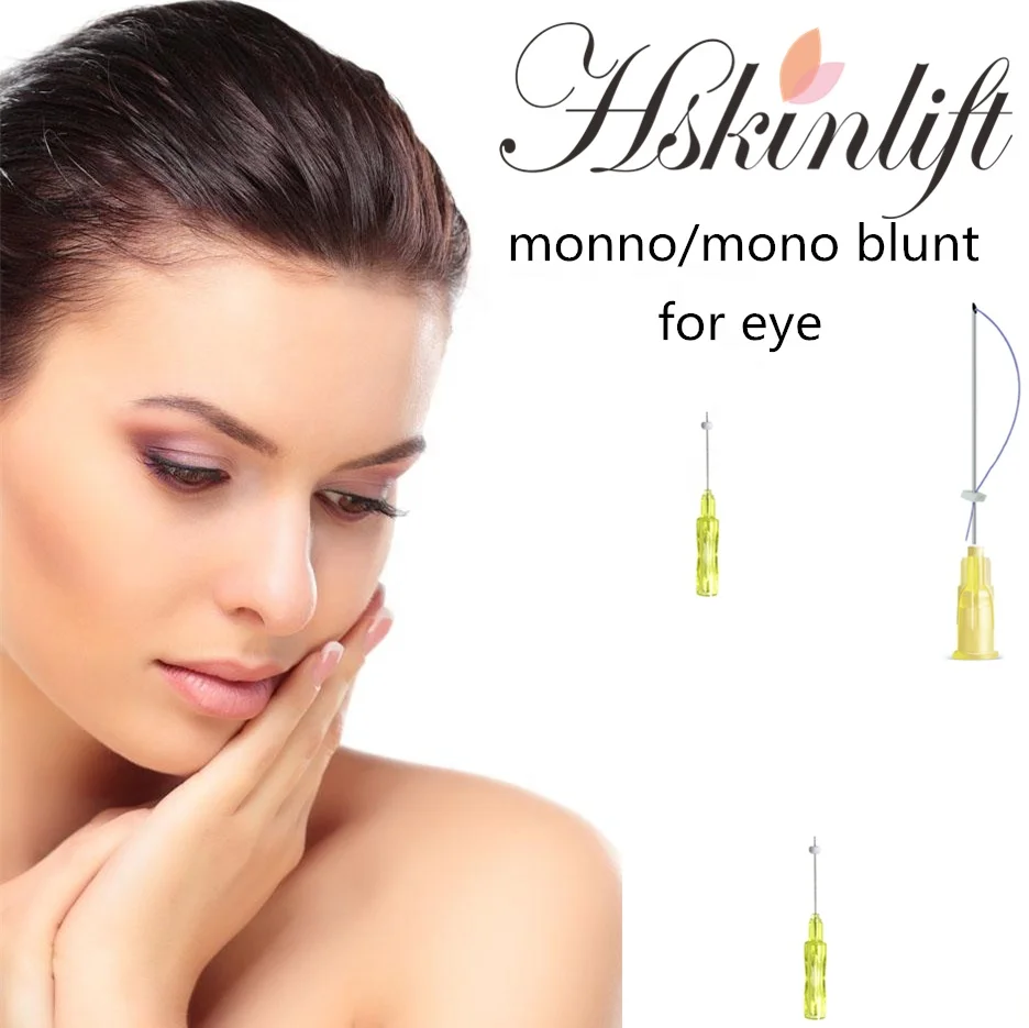 Hskinlift threadneedles meso lifting face fio pdo lift eye brow thread barb 4d  korea