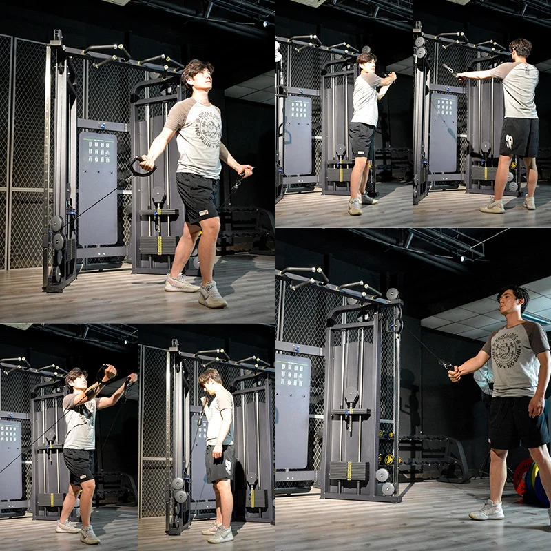  Функциональный Тренажер и машина Смита комбо все в одном коммерческий класс Окончательный домашний тренажерный зал маленький