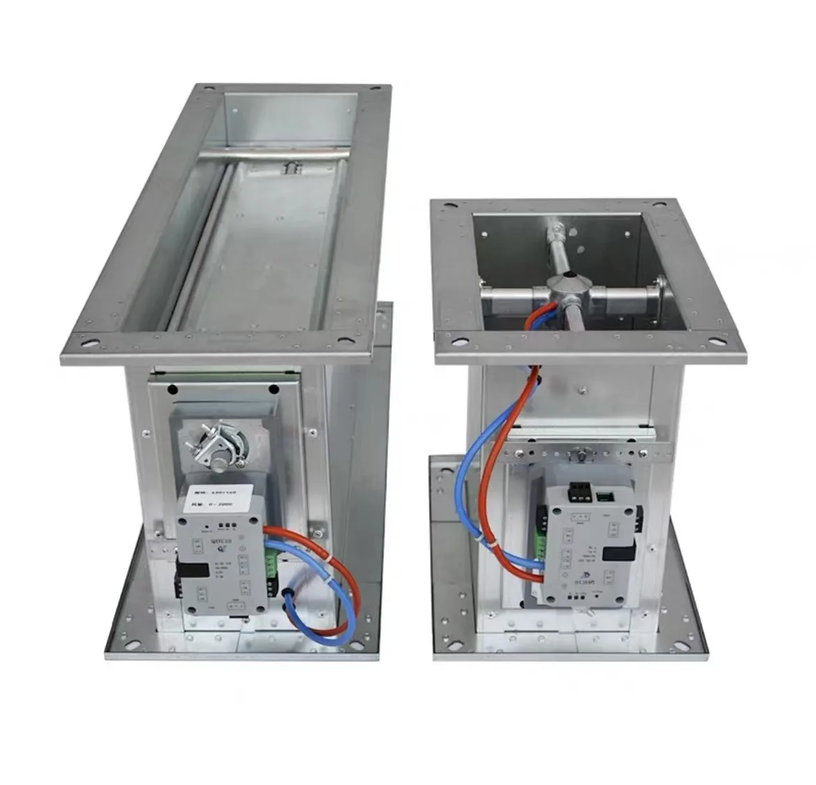 Rectangle VAV galvanized shell variable air volume control damper fresh air supply valve for laboratory hvac system