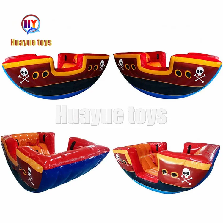 inflatable Watermelon Lemon viking seesaw game cheap inflatable pirate ship seesaw for kids game