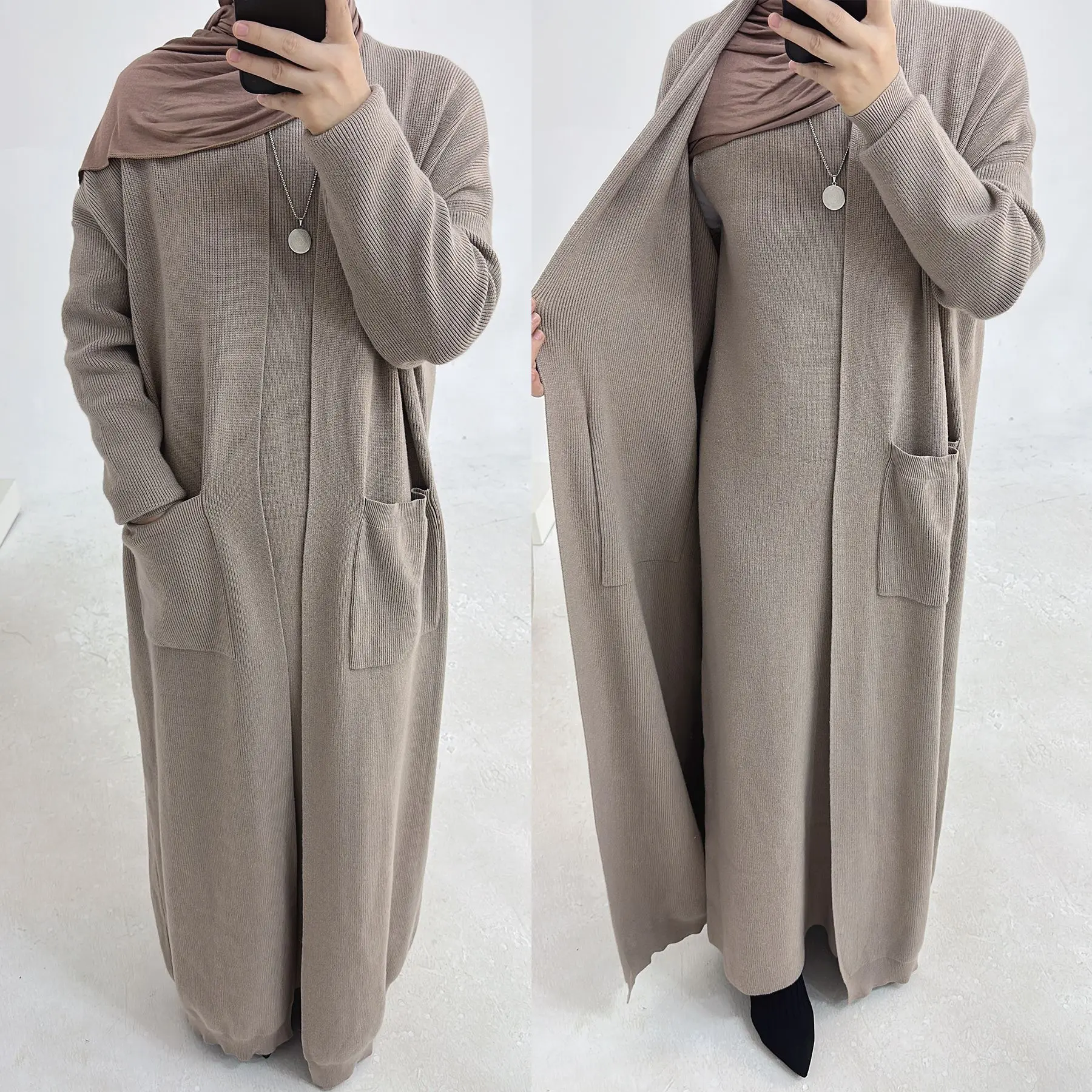 Abaya Fr Shop Abayabuth Women Clothing Manufacturer Muslim Sweater Winter Set Abaya for Women