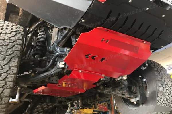 4WD Red Steel Engine Bottom Guard for Ranger T9 Engine Protection Bash Plate Skid Plate Accessories for Ranger T9