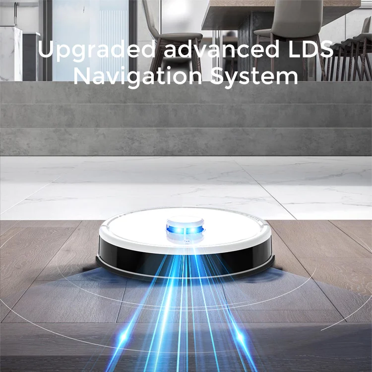2022 Laser navigation Robot Vacuum Cleaner With Mapping System And High Suction