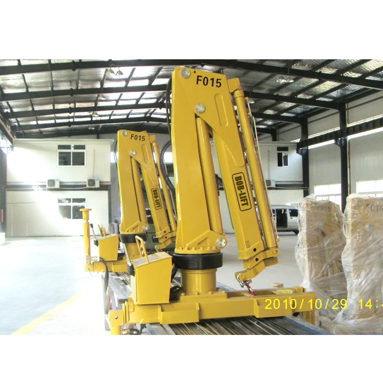 Bob-Lift Hot selling Time-saving 1 Ton Knuckle Boom Marine Crane For sale