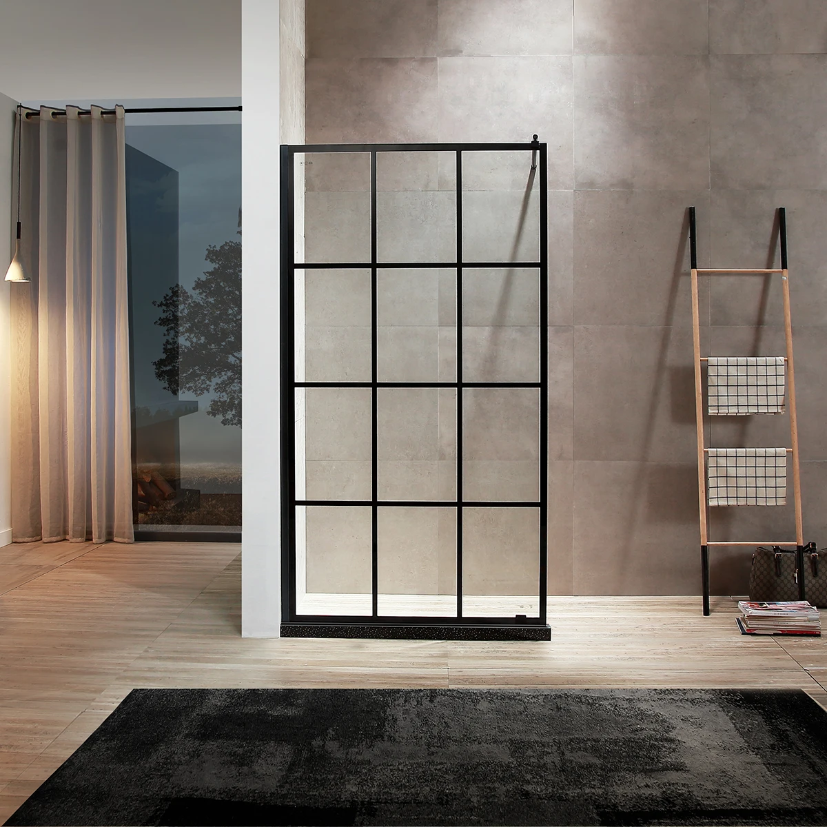 Factory direct sales of stainless steel handle shower door 6mm 8mm 10mm tempered glass shower enclosure