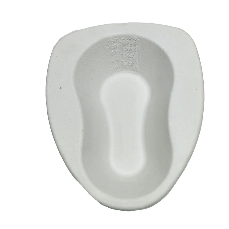 100% Recycled Paper Disposable Medical Pulp Products paper pulp Bedpan Liner single use