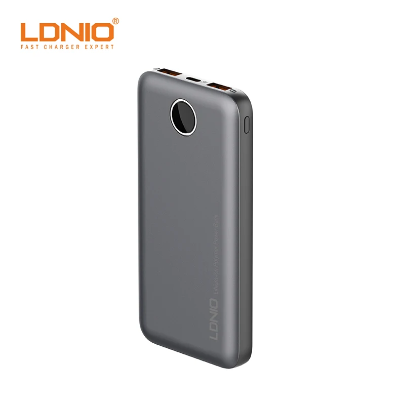 2022 Новый LDNIO P10 10000 мАч 2 USB выхода 2.1A со светодиодным дисплеем авиаперевозка осуществляется допускается портативный Дополнительный внешний аккумулятор зарядное