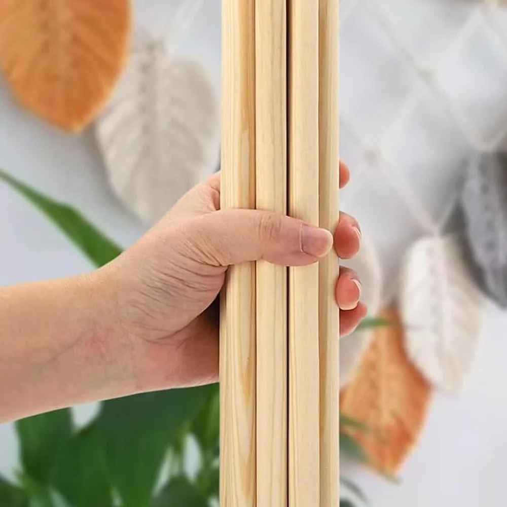 small round sticks pine handicrafts processing 1/2 x 12 Inch Round Wooden Sticks for Craft Unfinished pine round sticks