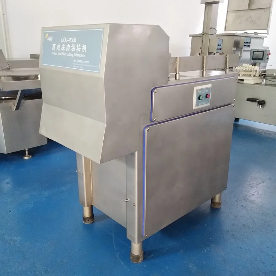 Meat cutter machine for meat processing machine