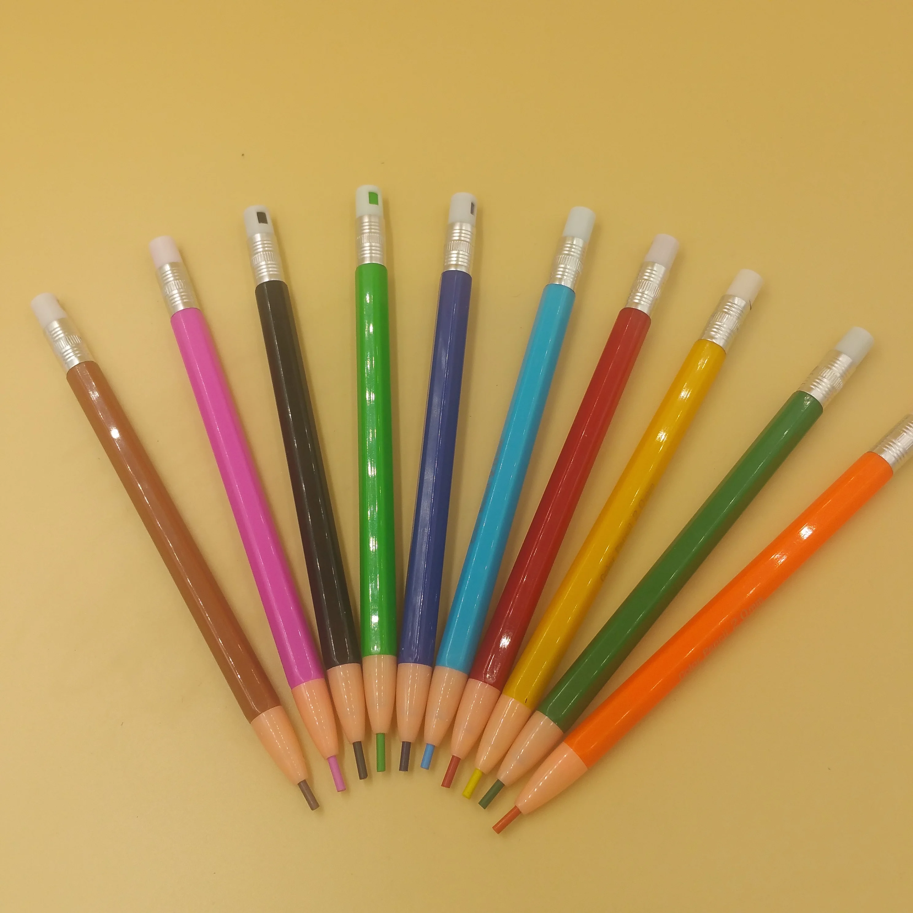 EN71 standard  12color pencil lead 4mm for mechanical pencil lead