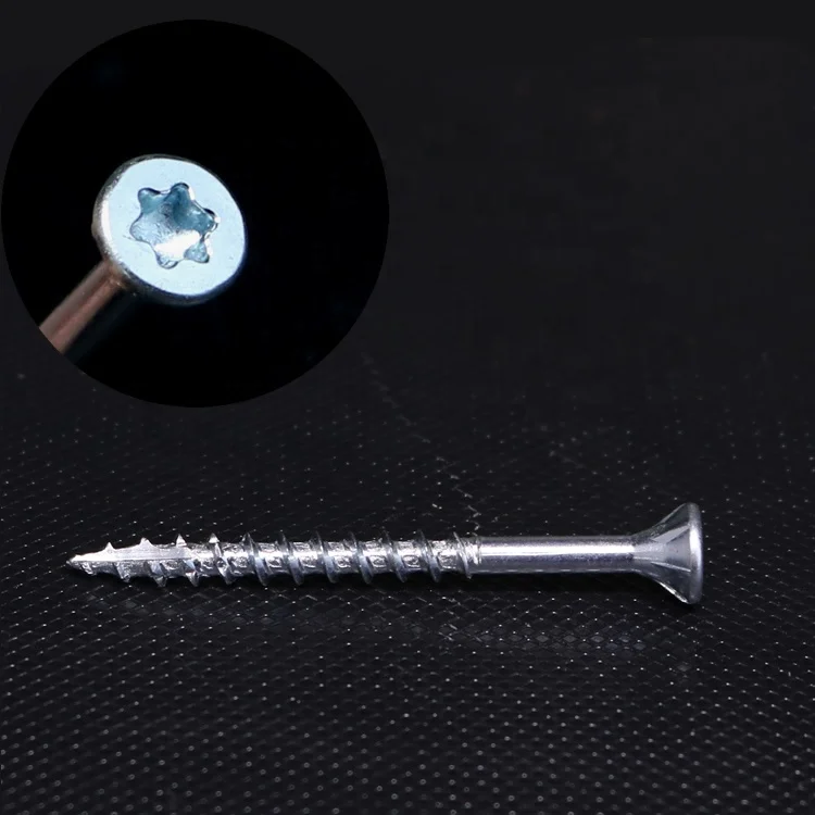 torx socket head cap colored wood screw