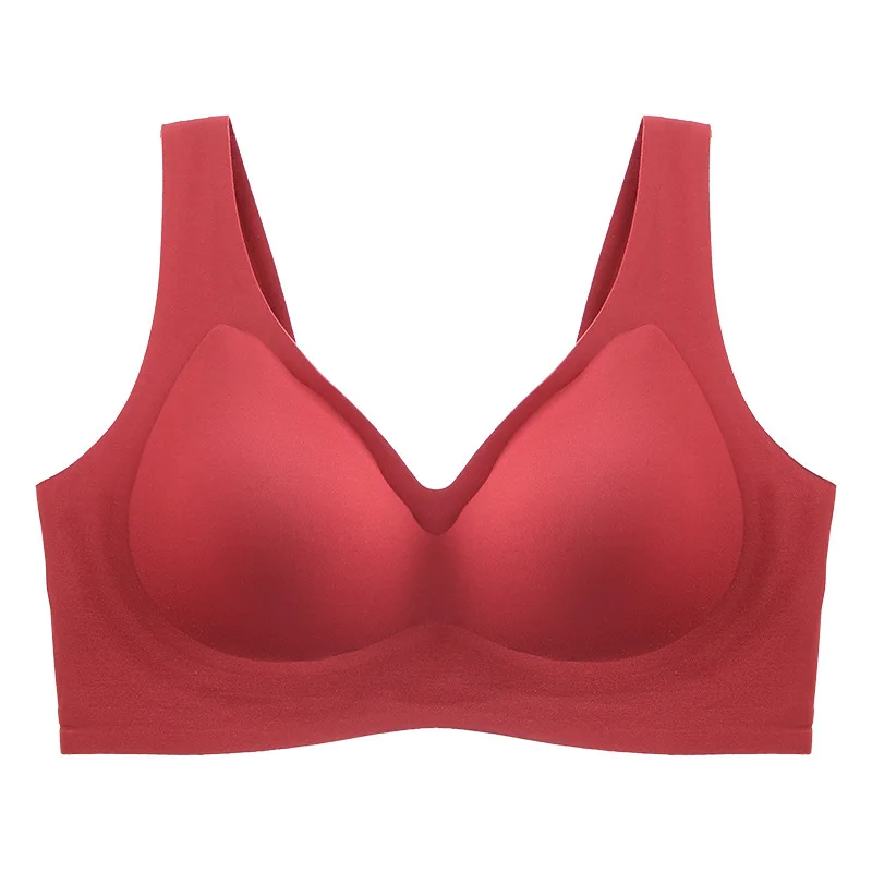 Wholesale acceptance of custom beautiful back without steel ring deep V padded bras