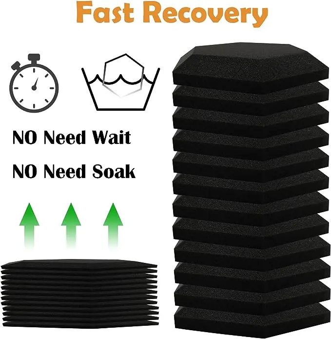 Decorative Soundproof Honeycomb Studio WPC 3D Outdoor Foam Felt Polyester Acoustic Panels