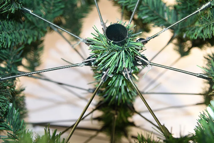 High Quality PVC&Pine Needle Mixed Decorative PVC Christmas Tree Artifical Handmade Xmas Tree